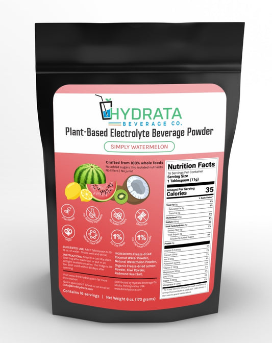 Hydrata Electrolyte Beverage Powder - Simply Watermelon